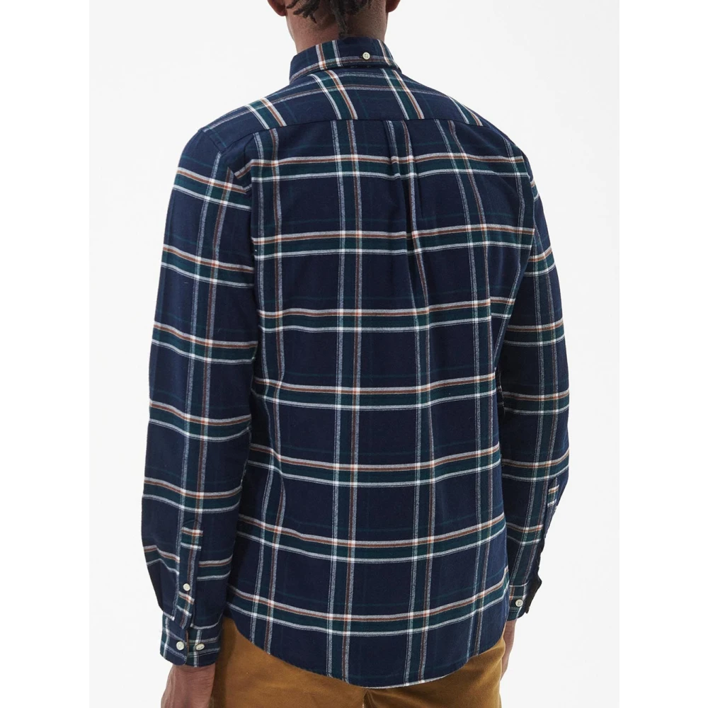 Barbour Casual Tailored Check Shirt Blue Heren
