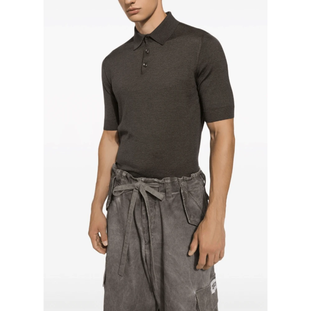 Dolce & Gabbana Straight Trousers Brown Heren