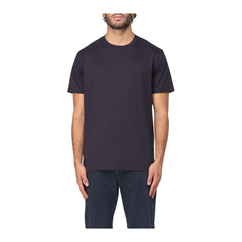 Armani Exchange Men's Blue Essential Solid T-Shirt