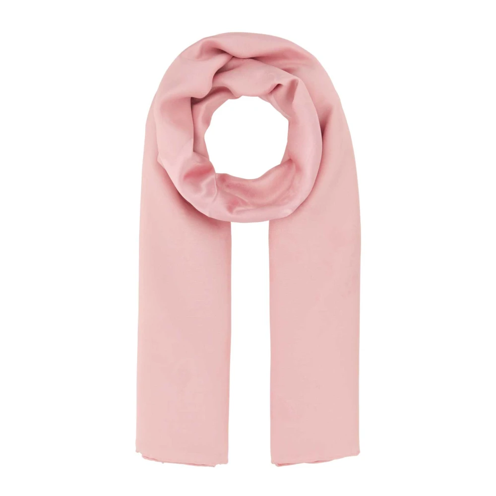 Alexander McQueen Rosa Silkesfoulard Sjal Pink, Dam