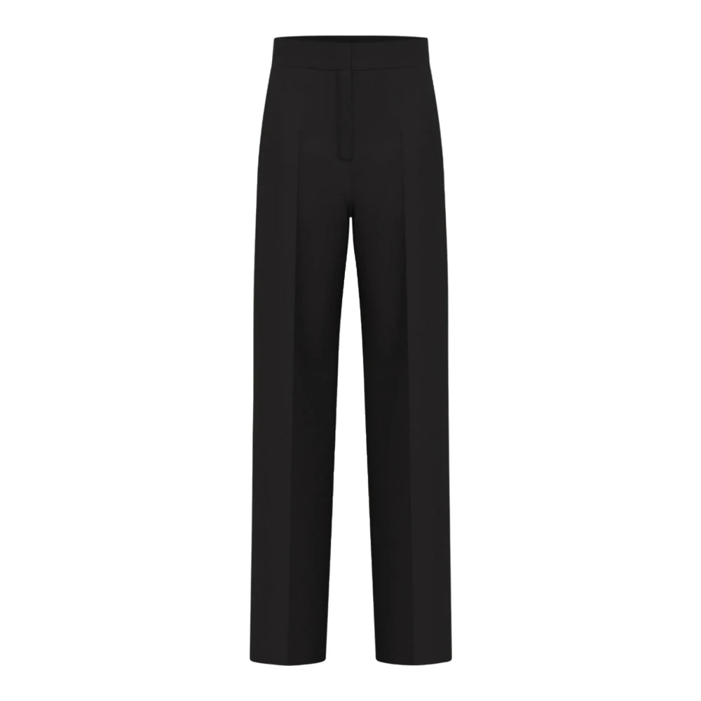 Emme DI Marella Stijlvolle Broek met 100% Samenstelling Black Dames