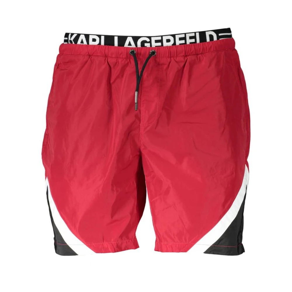Karl Lagerfeld Beachwear Costume Parte Sotto Uomo Rosso - Male - Beachwear - Red - S - Swimwear - Image 3