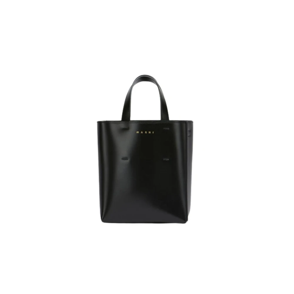 Marni Zwarte Tote tas met afneembare band Black Dames