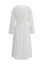 floral-applique-v-neck-dress