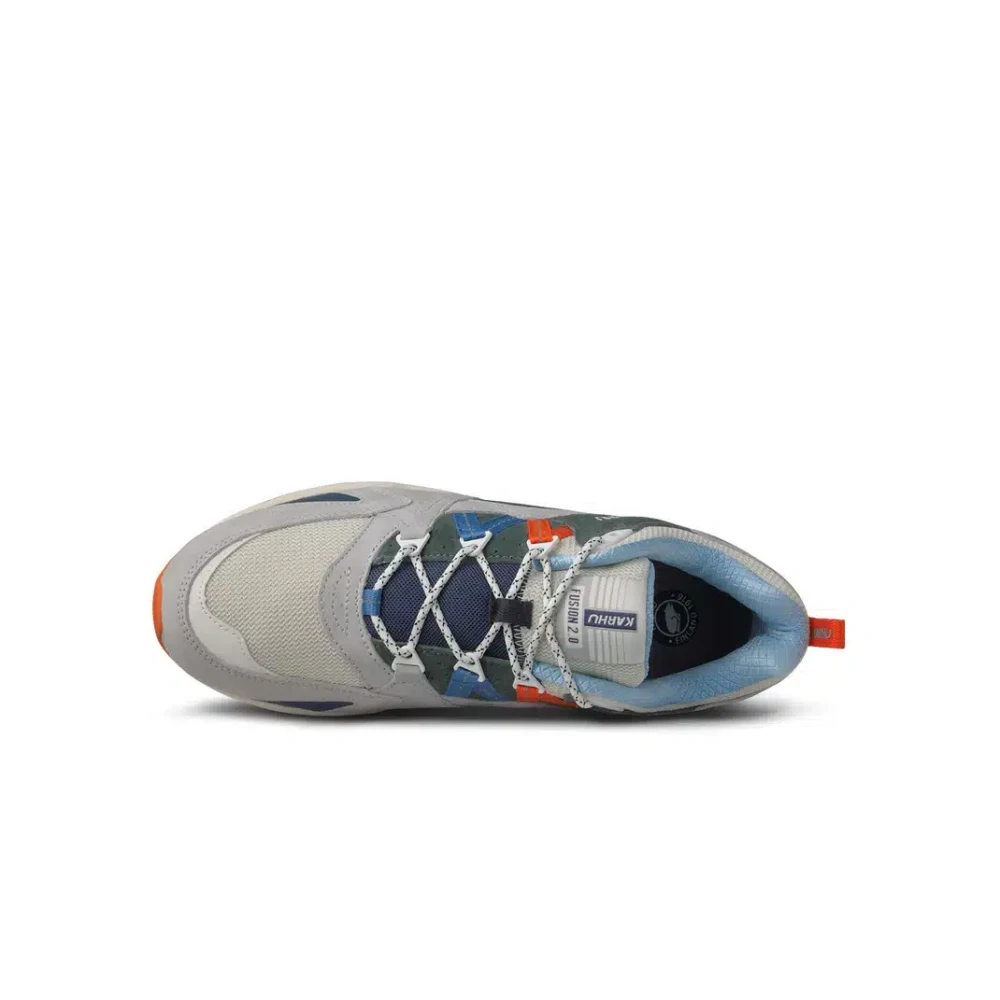 Karhu Fusion 2.0 Dawn Blue Scarlet Ibis Sneakers Blue Heren