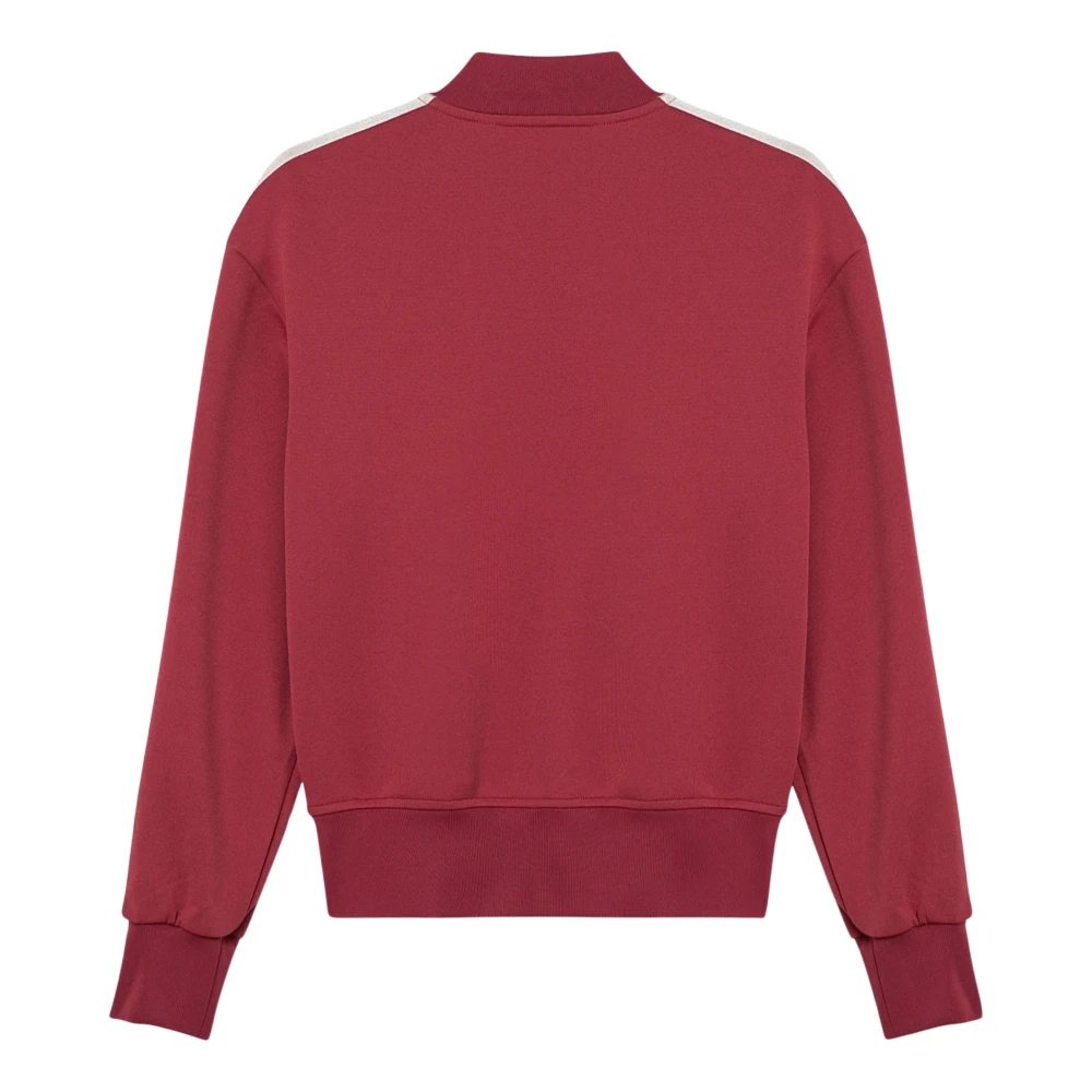 Palm Angels Ritssluiting Cardigan Sweater Red Dames