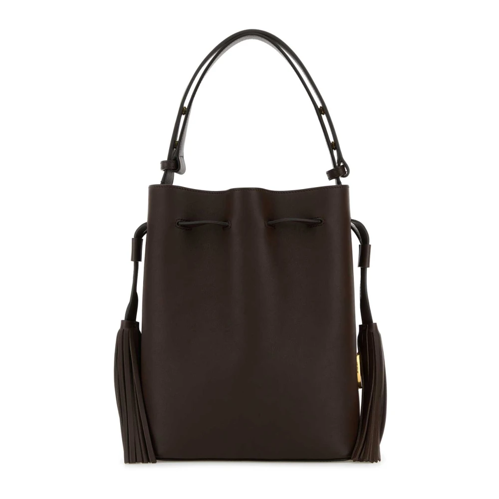 Valentino Garavani Women's Brown Vlogo Signature Bucket Bag