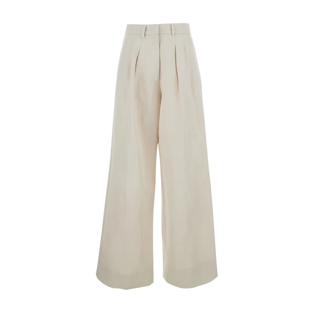 Pt Torino Mujer Beige Pantalones, Talla: M