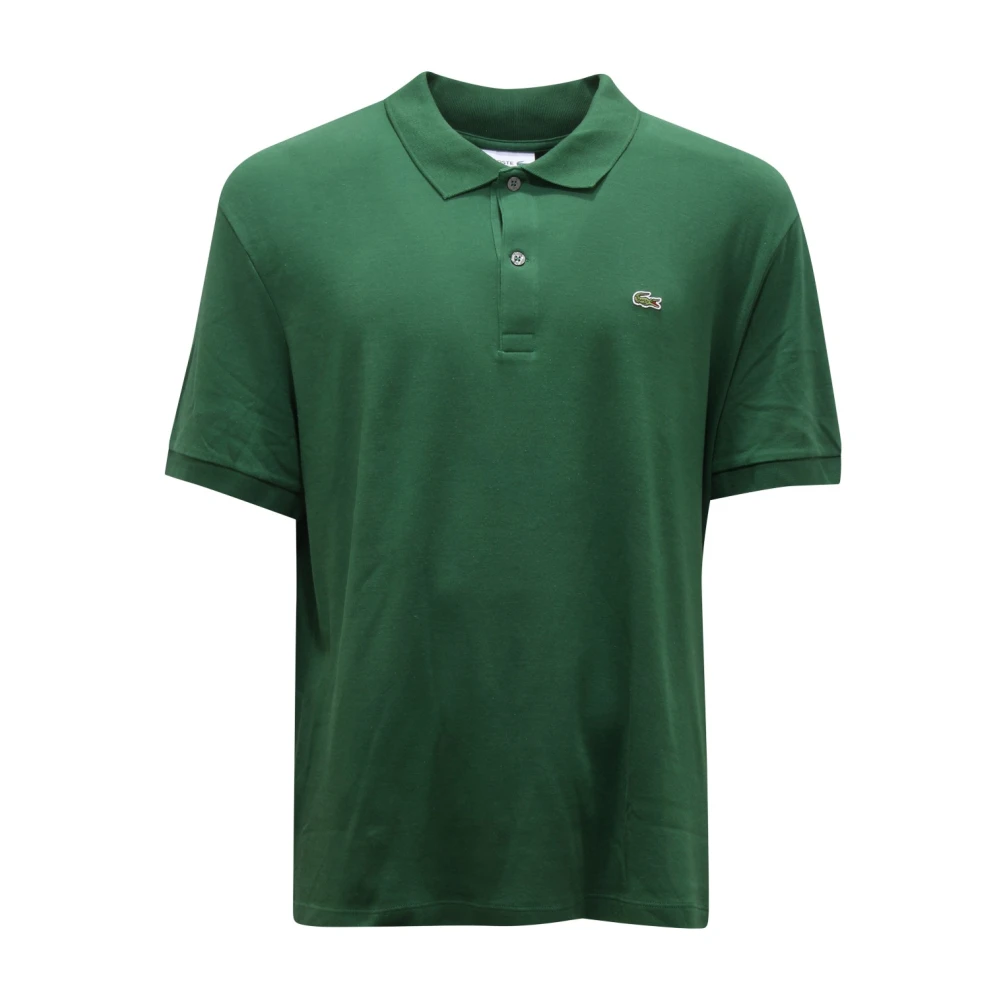 Lacoste Men's Green Polo Shirts, 2XL, Regular Fit Pima Polo