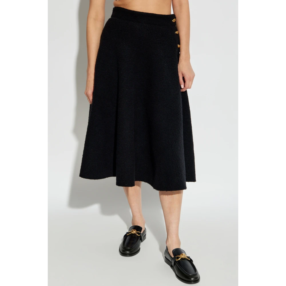 Bottega Veneta Wollen rok Black Dames