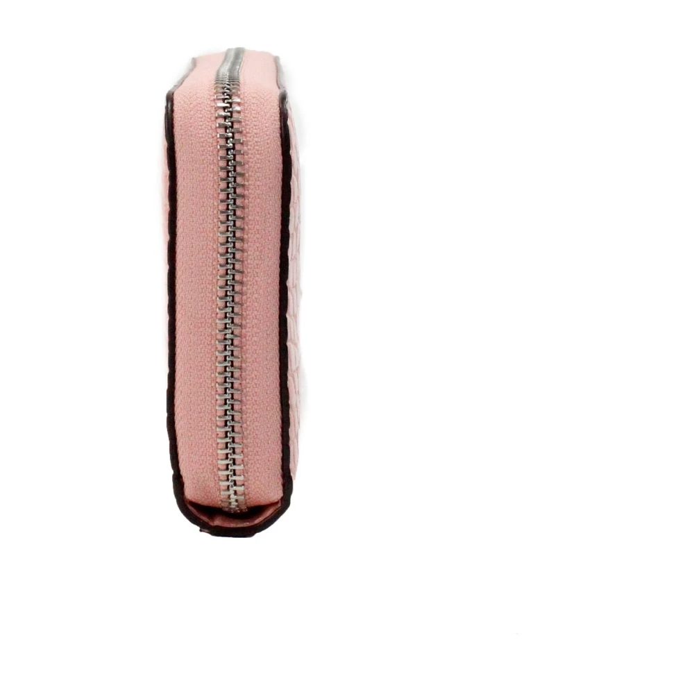 Michael Kors Dierenprint Continentale Pols Portemonnee Pink Dames