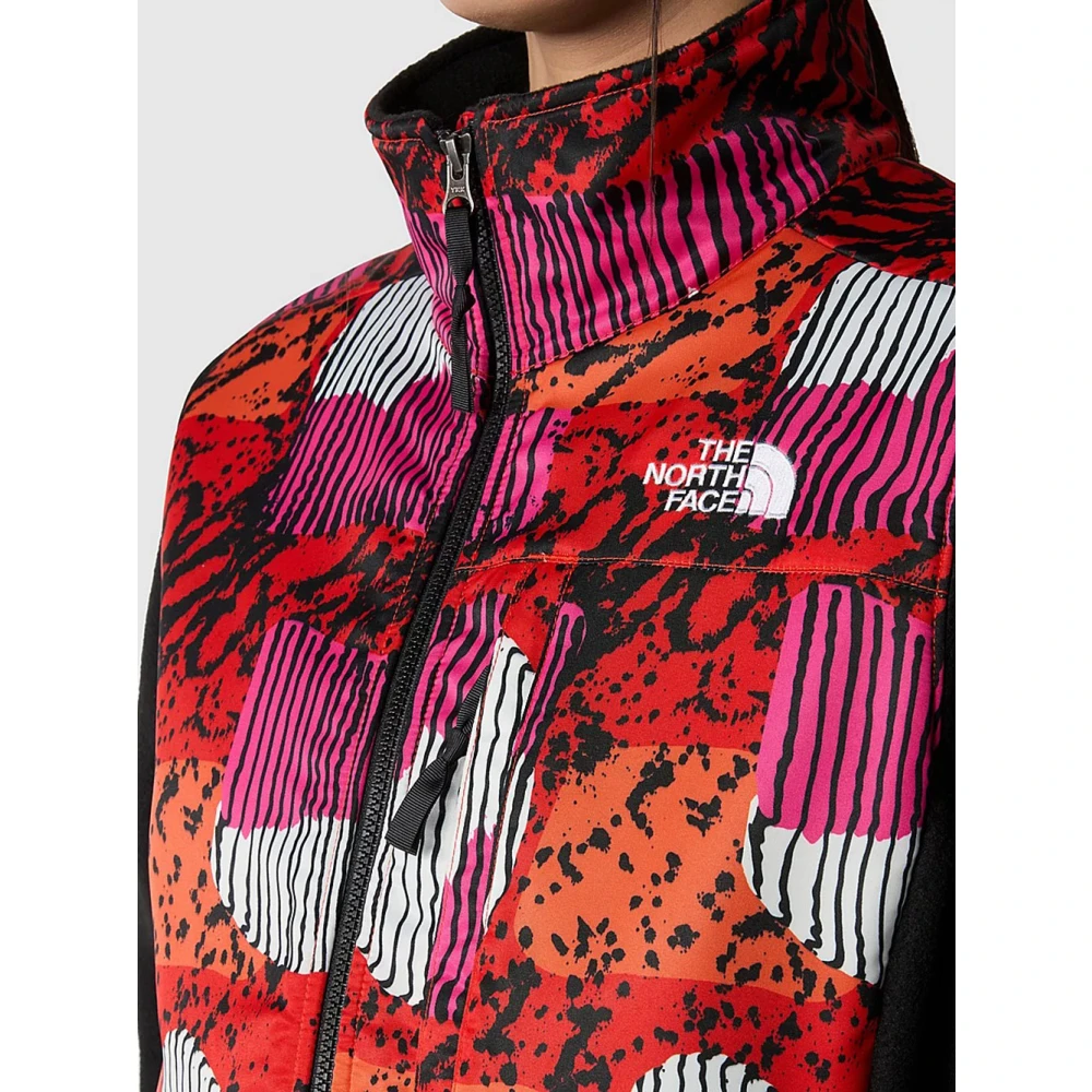 The North Face Denali Fleece Jas Vrouwen Fieryredayp Nero Multicolor Dames