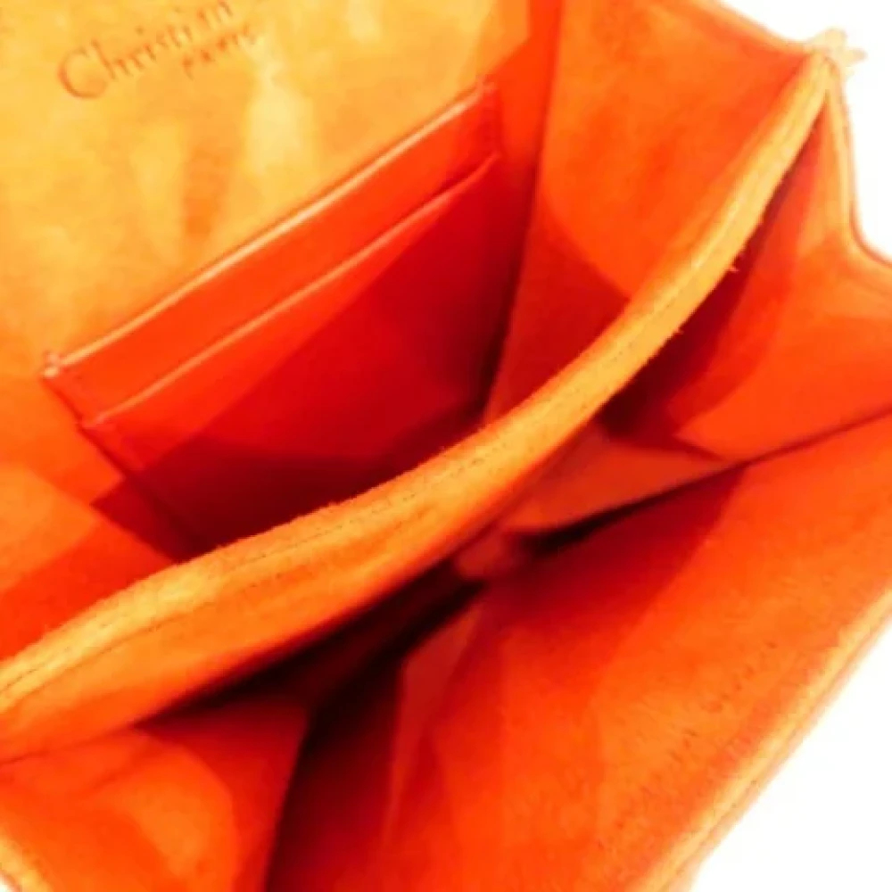 Dior Vintage Pre-owned Leather dior-bags Pink Dames