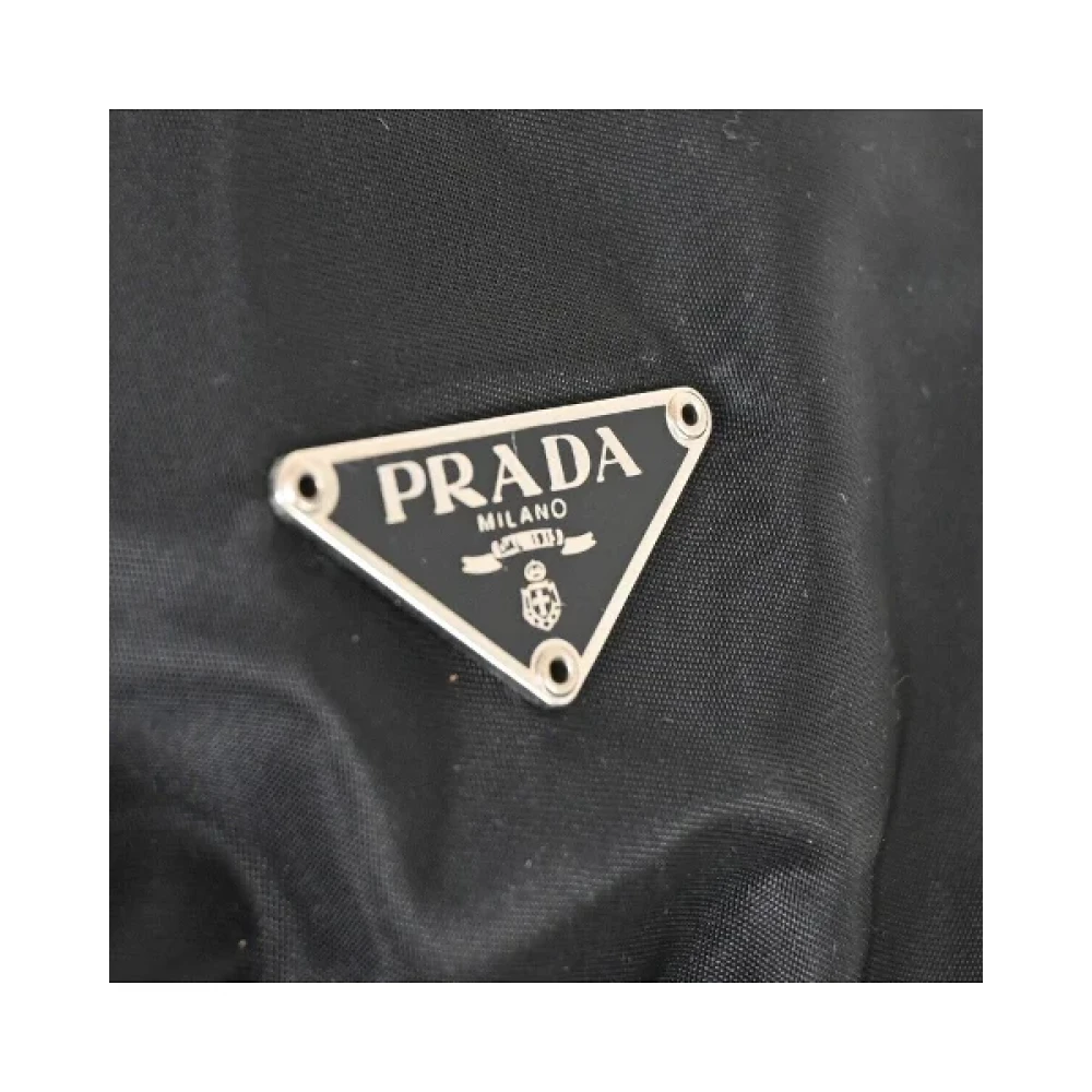 Prada Vintage Pre-owned Fabric backpacks Black Unisex