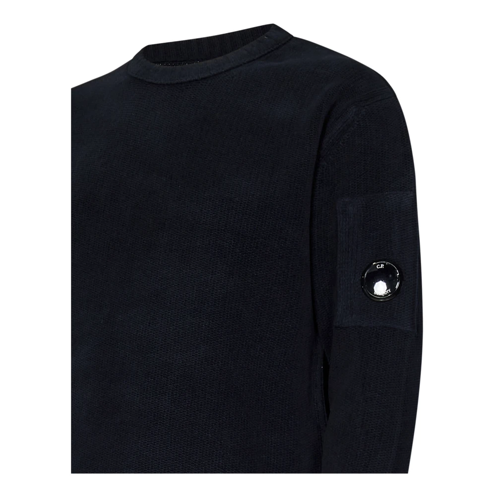 C.P. Company Blauwe Sweater met Ritssluiting Blue Heren