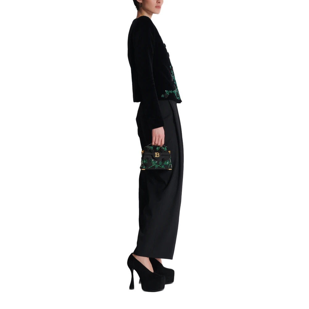 Balmain Small B-Buzz Dynasty Tas Black Dames