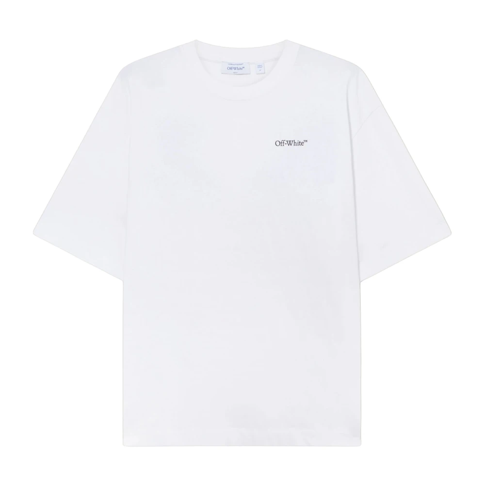 Off White Men's White Off T-Shirts, M, Half Arrow Skate T-Shirt