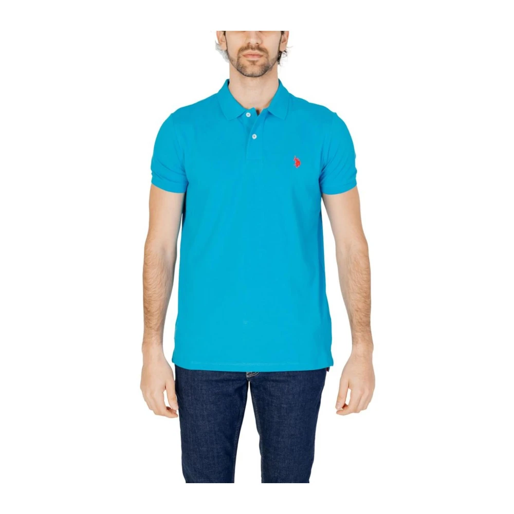 U.s. Polo Assn. Blauw Katoenen Polo Shirt Collectie Blue Heren