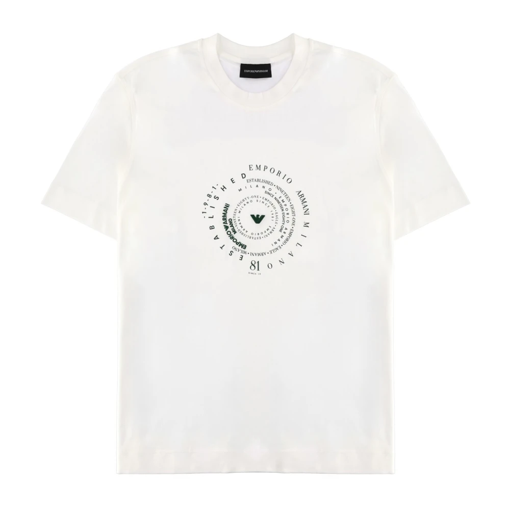 Emporio Armani Hombre Blanco - Camiseta - Tops - S