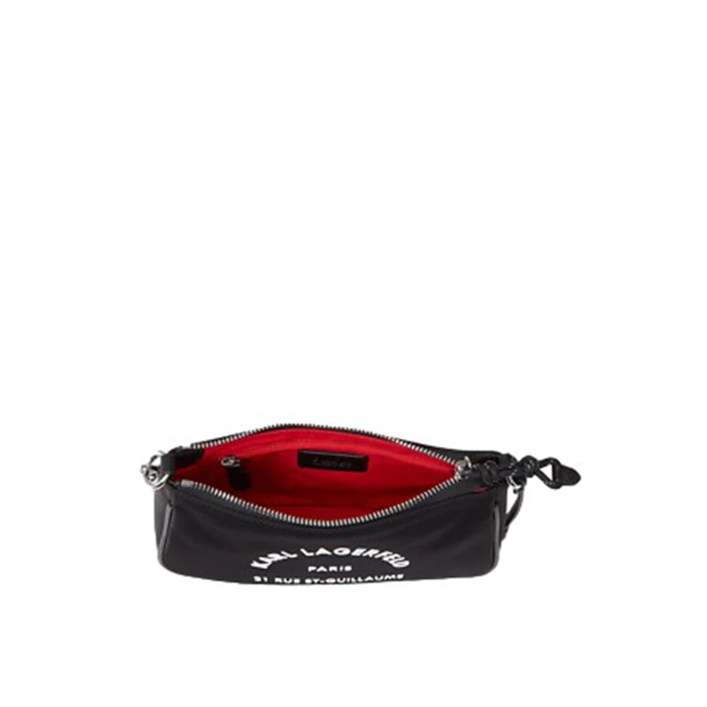 Karl Lagerfeld Zwarte PU-handtas voor dames Black Dames
