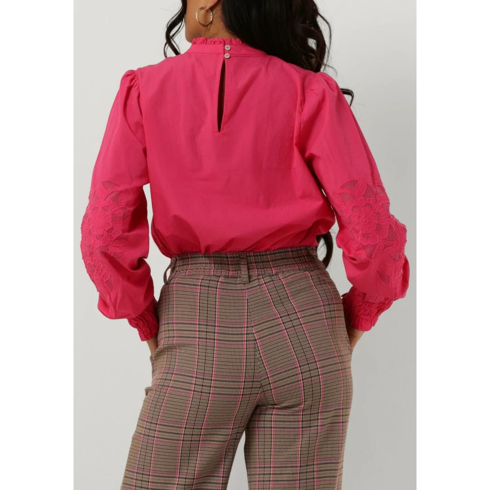 Y.A.S Roze Trendy Top voor Vrouwen Pink Dames