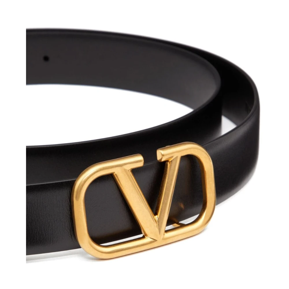 Valentino Garavani Zwarte Riemen voor Mannen Aw24 Black Heren