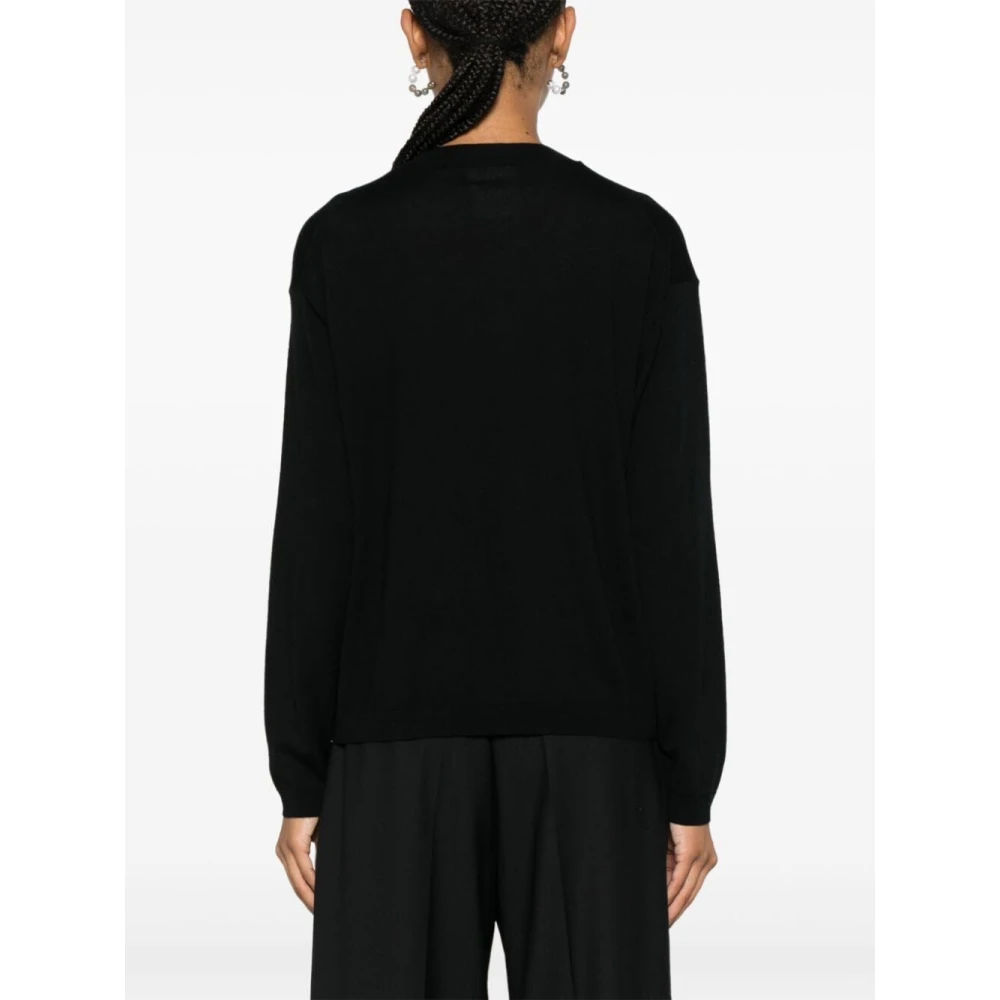 Semicouture Zwarte Alejandra Stijlvolle Modedress Black Dames