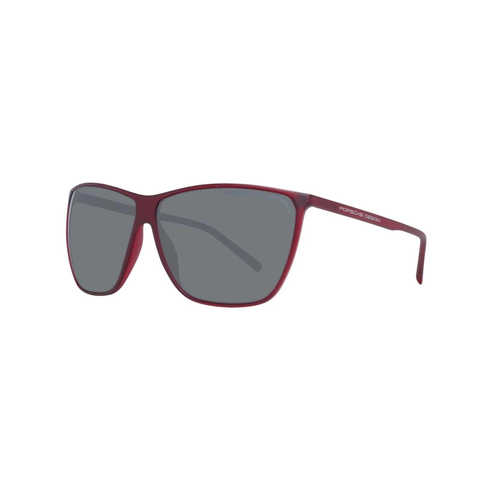 Porsche Design Women's Red Polyamide Sunglasses With Uv Protection