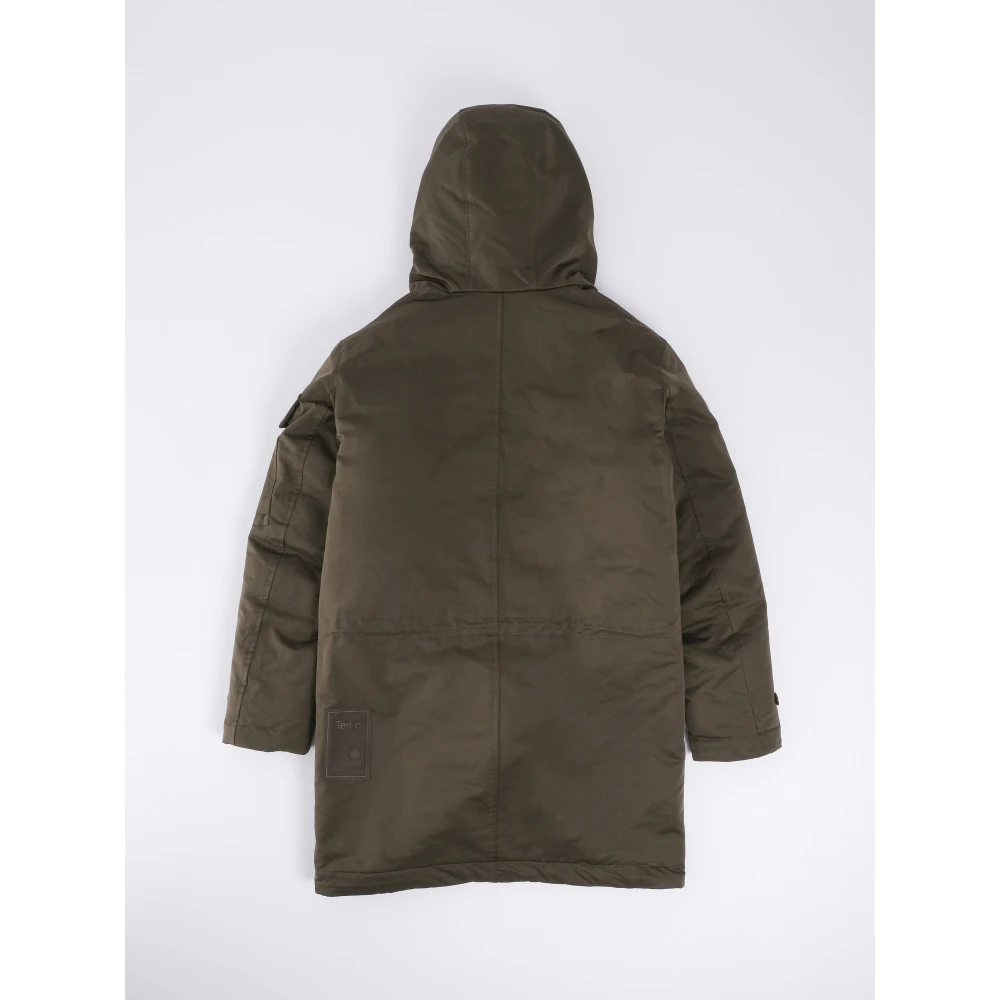 Ten C Militair Groene Dons Parka Green Heren