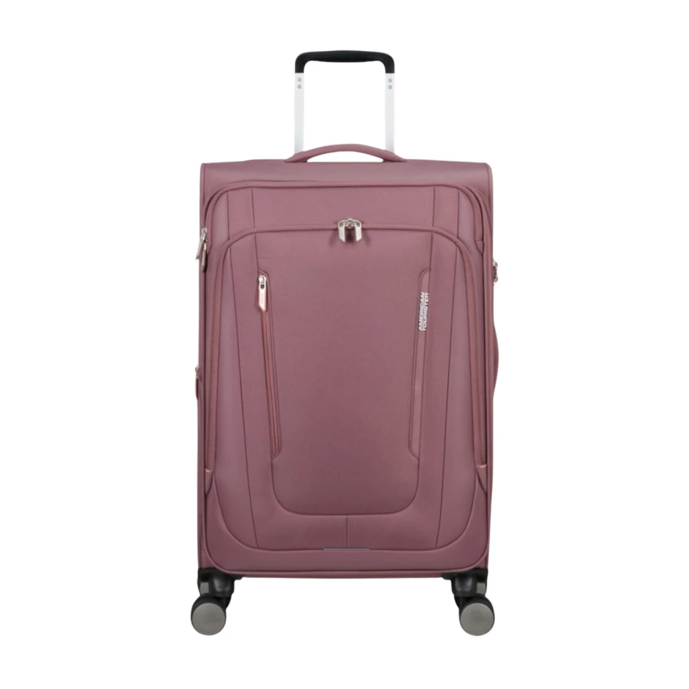 American Tourister Unisex Pink Wanderlite Spinner M Exp Tsa - Suitcases - One Size - Suitcases