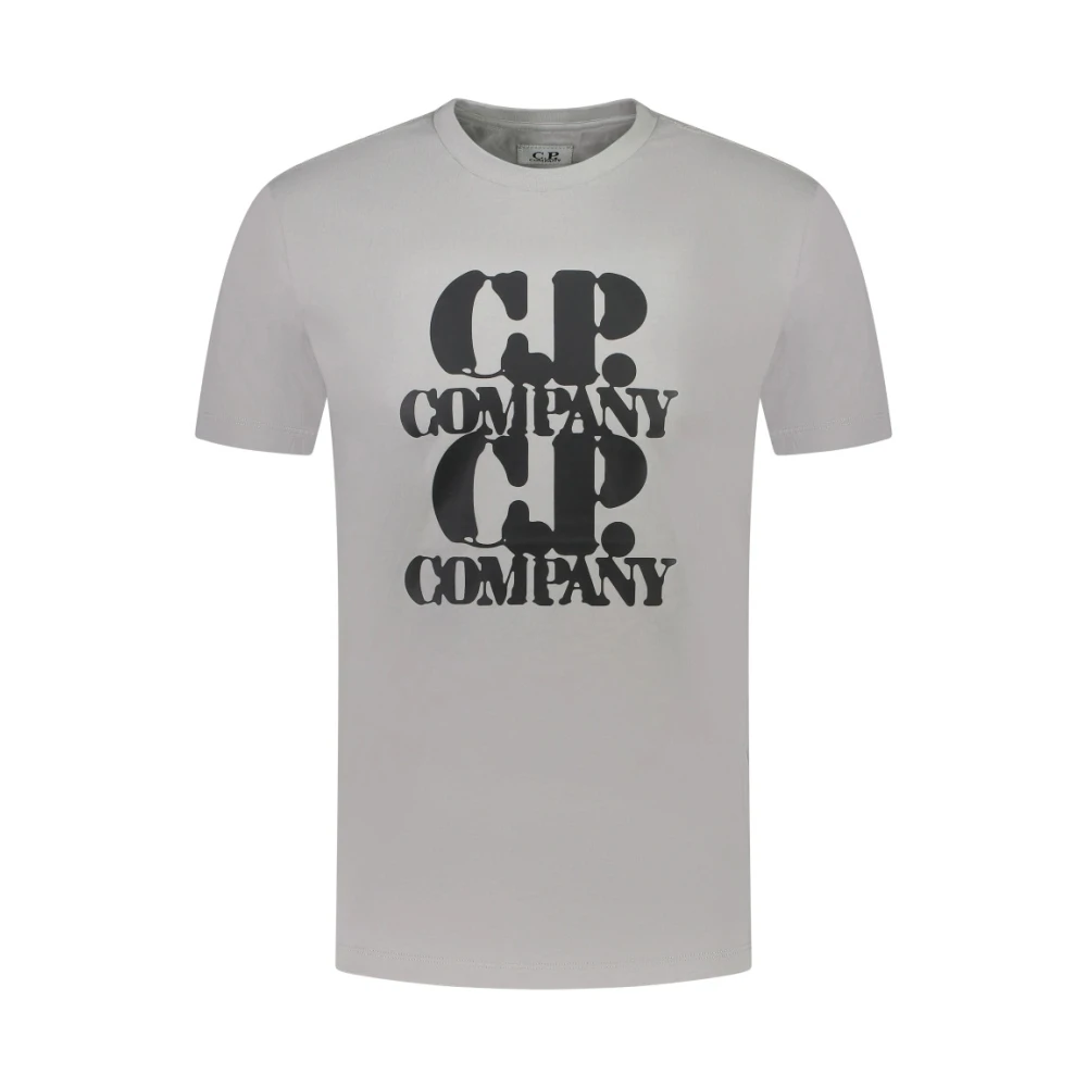 C.P. Company Grafisch Jersey T-shirt Gray Heren