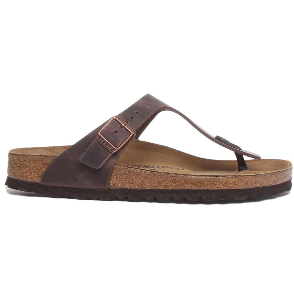 Birkenstock Women's Brown Flip Flops, 4 Uk, Gizeh Sandals With Arch Support