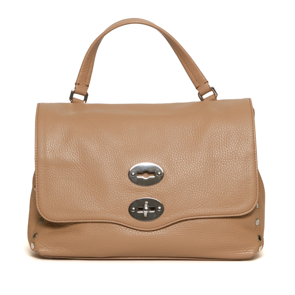 Zanellato Elegante Leren Handtas voor Vrouwen Brown Dames