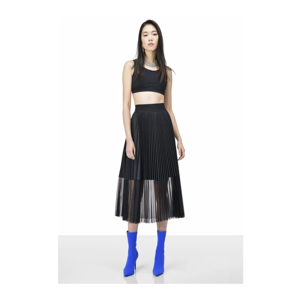 pinko Alisha CDC+Tulle Jurk Black Dames