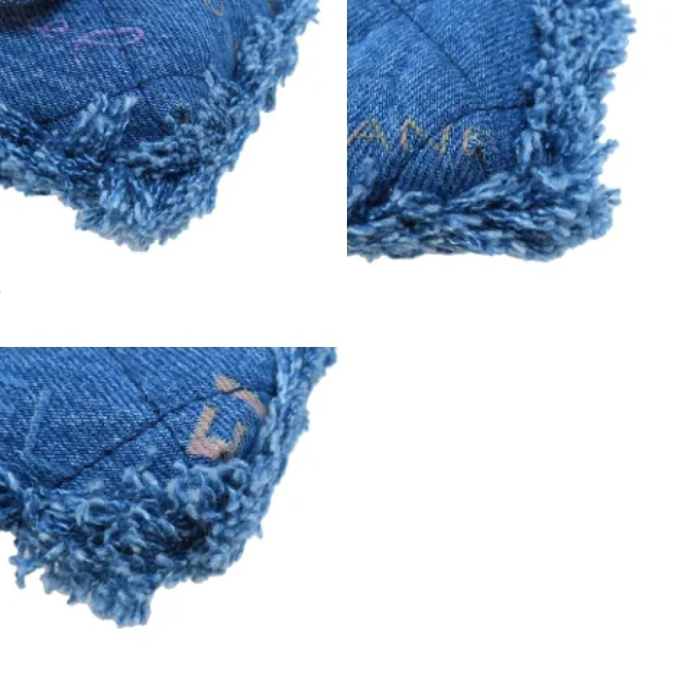 Chanel Vintage Pre-owned Fabric chanel-bags Blue Dames