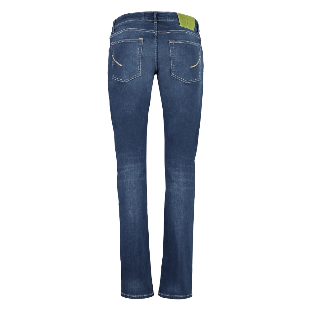 Hand Picked Klassieke Straight-Leg Jeans Blue Heren