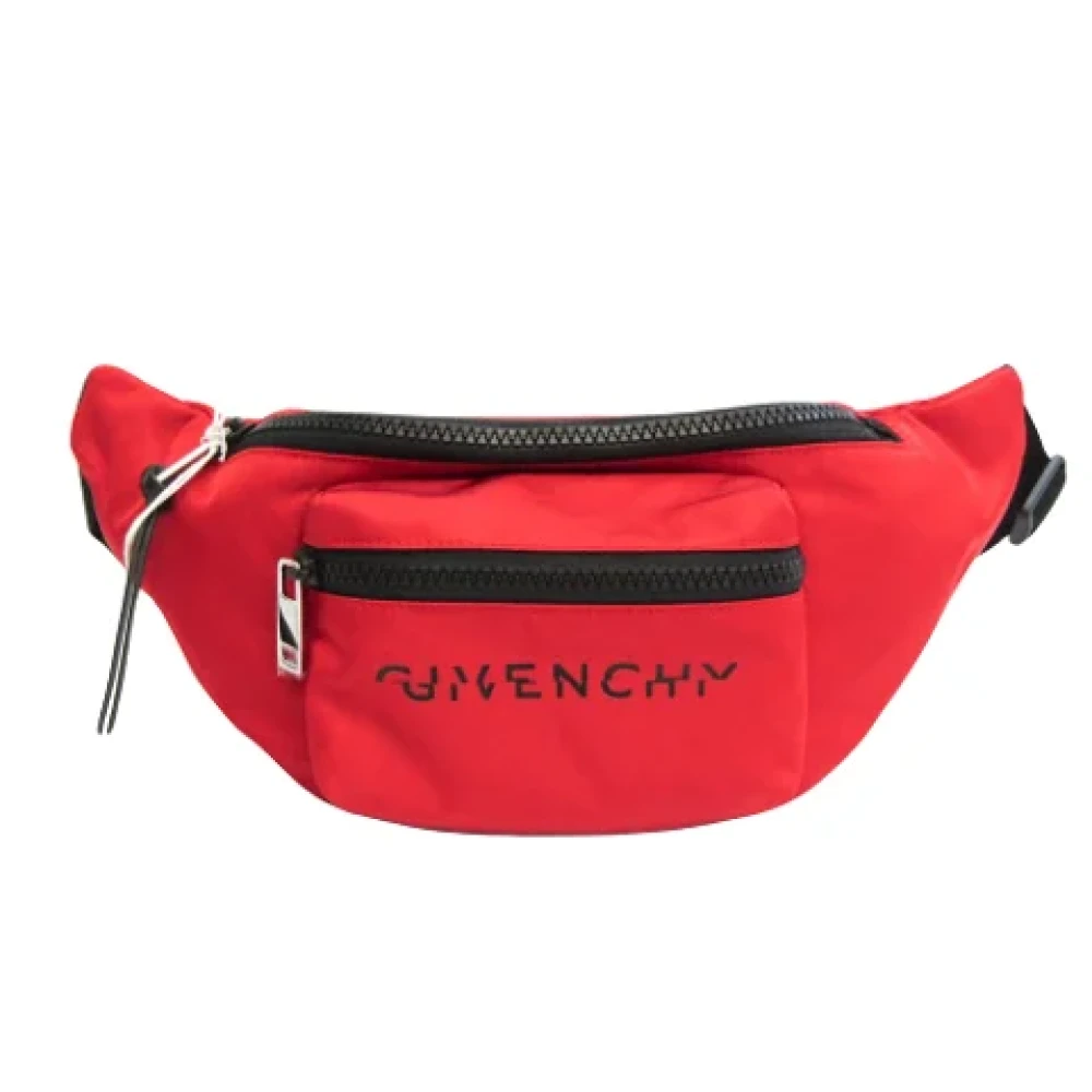 Givenchy Pre-owned Fabric crossbody-bags Red Dames