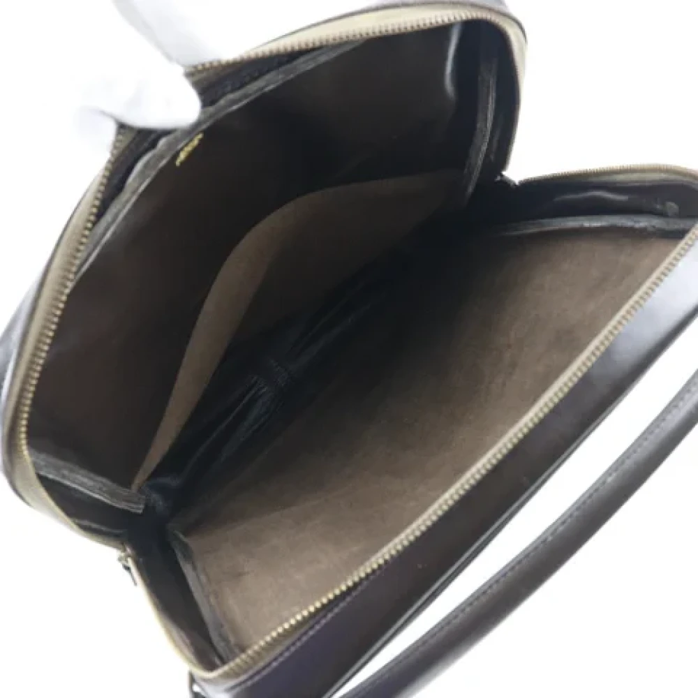 Hermès Vintage Pre-owned Leather clutches Brown Dames