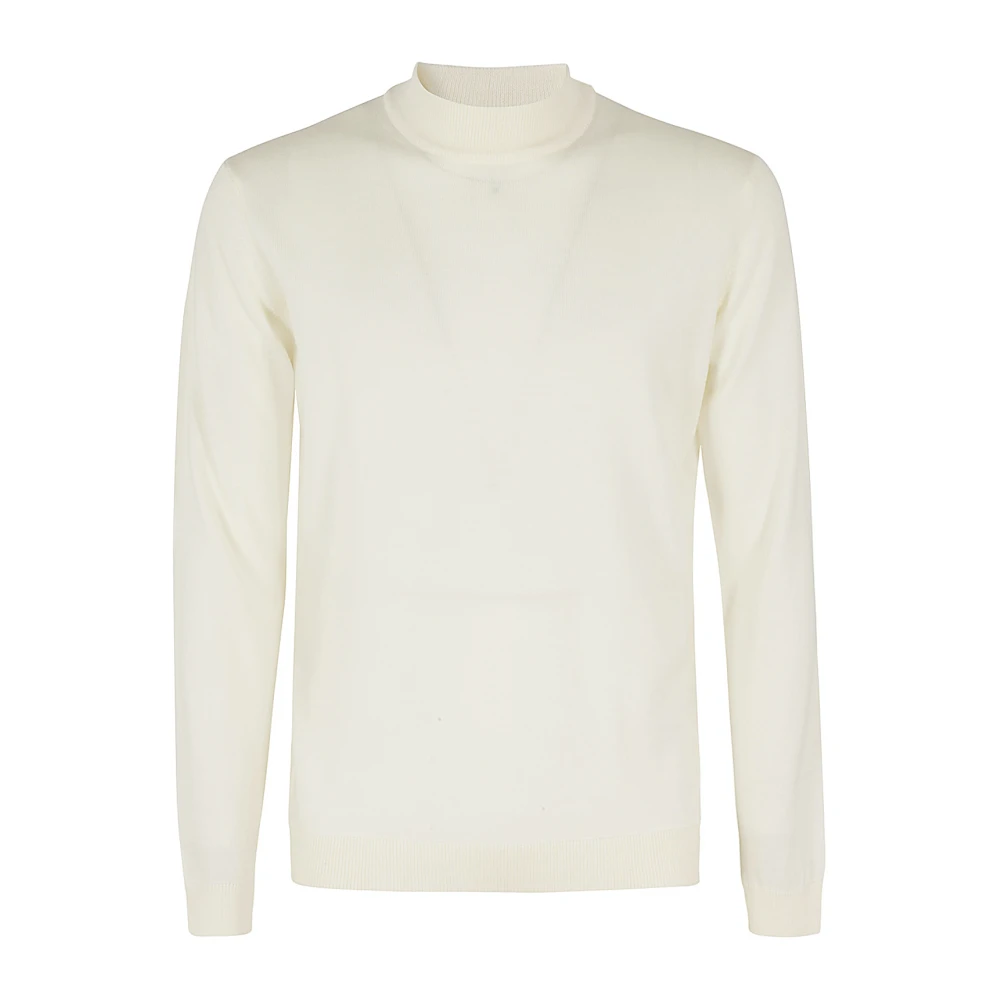 Roberto Collina Stijlvolle Sweater Lupetto ML Beige Heren