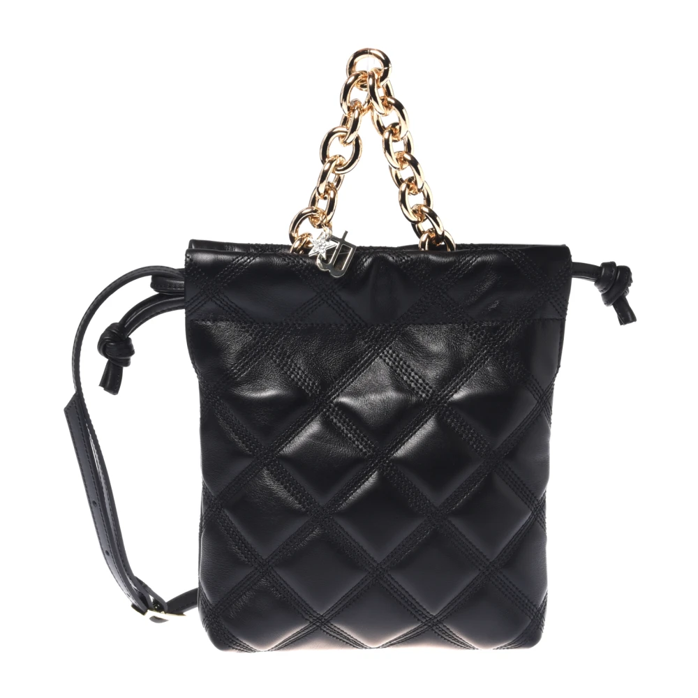 Baldinini Women's Black Trend Quilted Leather Handbag - Handbags - One Size - Bags