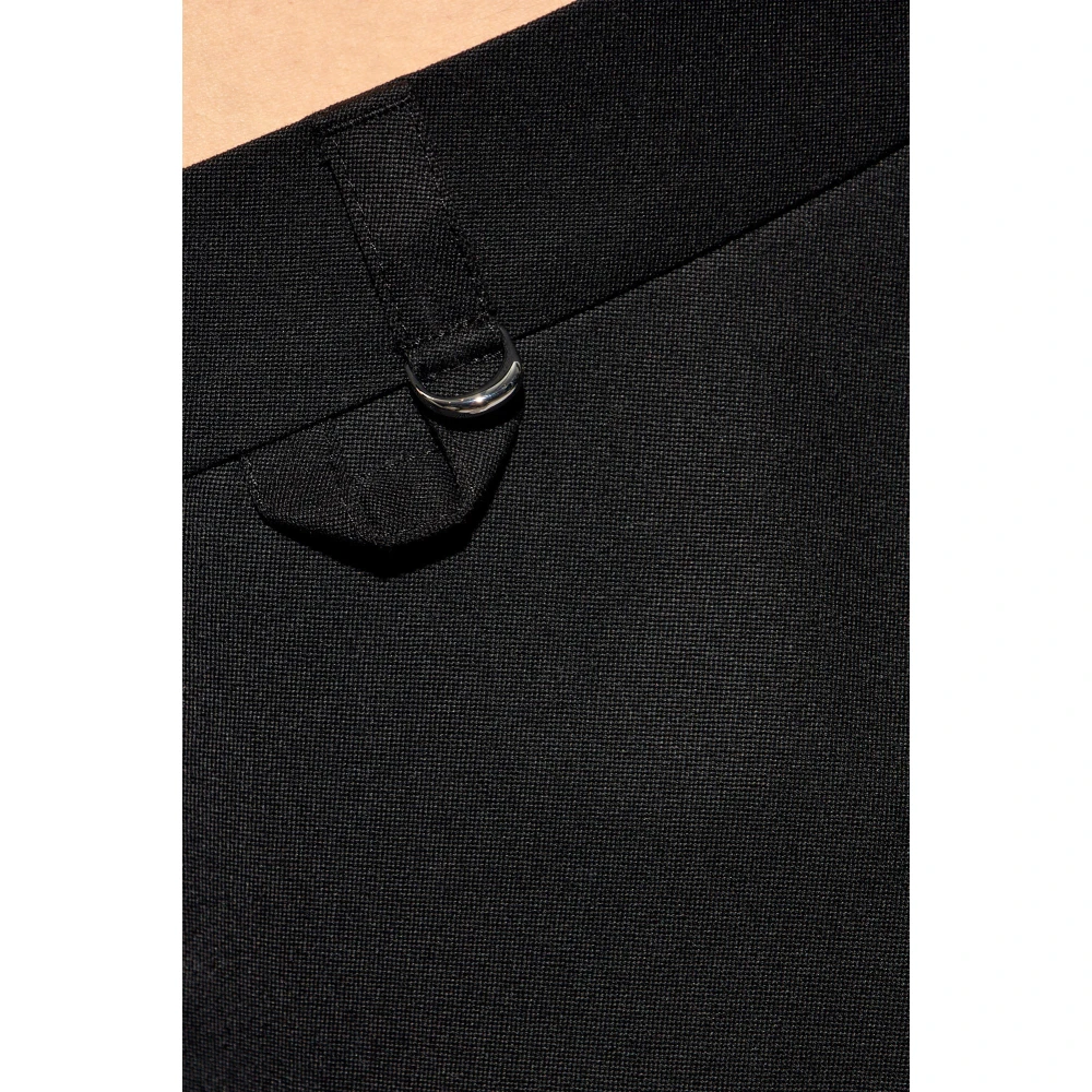 Jacquemus Melo plooirokbroek Black Heren