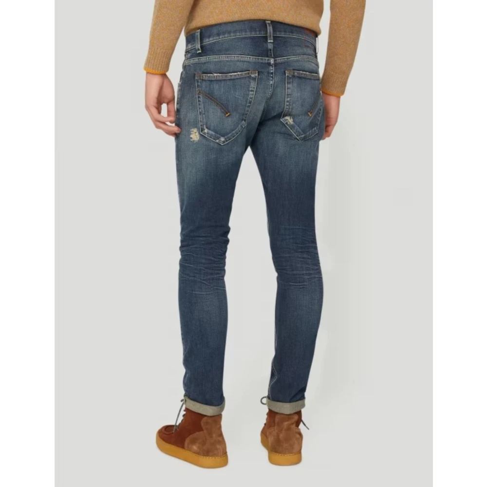 Dondup Slim-Fit Stijlvolle Ritchie Jeans Upgrade Blue Heren