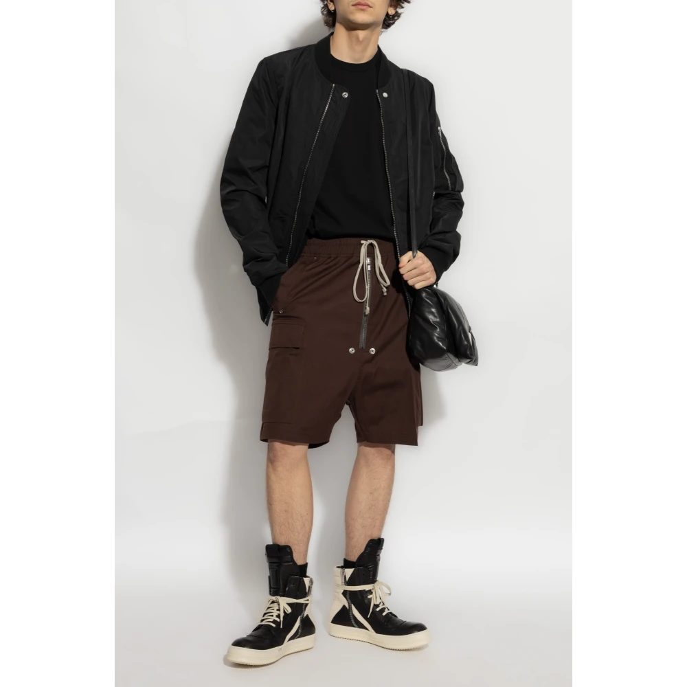 Rick Owens Cargobela Shorts Red Heren