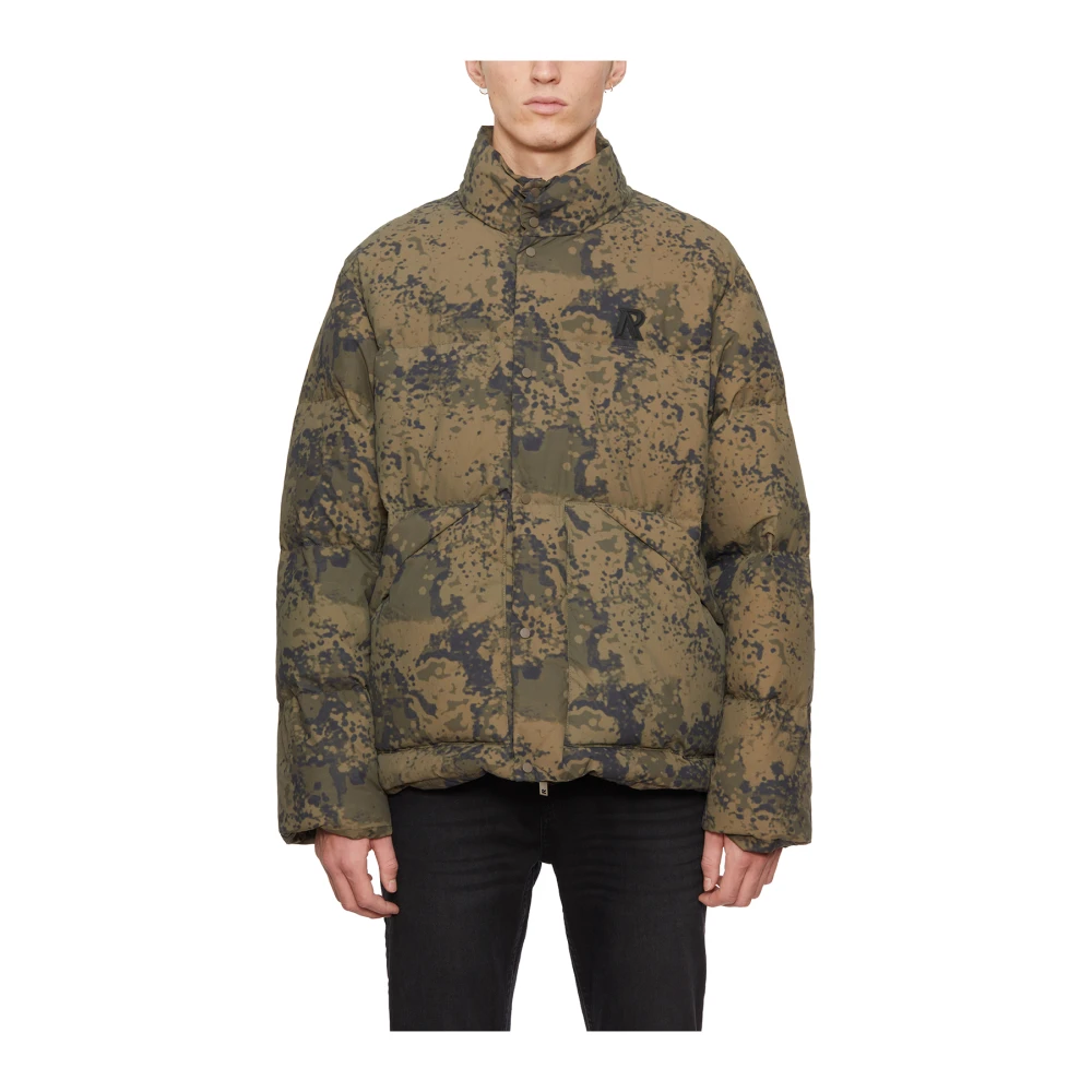 Represent Nylon Puffer Jacket Green Heren