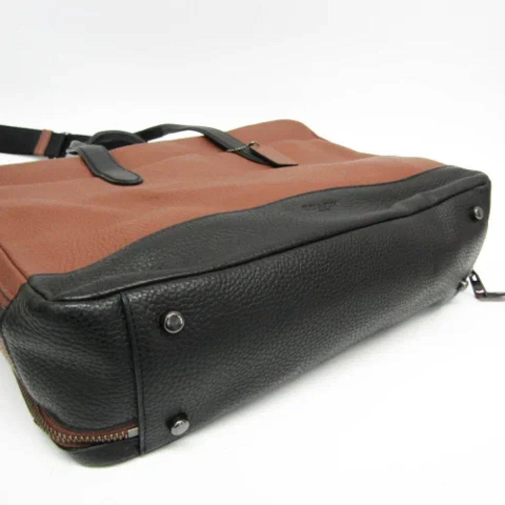 Coach Pre-owned Leather shoulder-bags Brown Dames