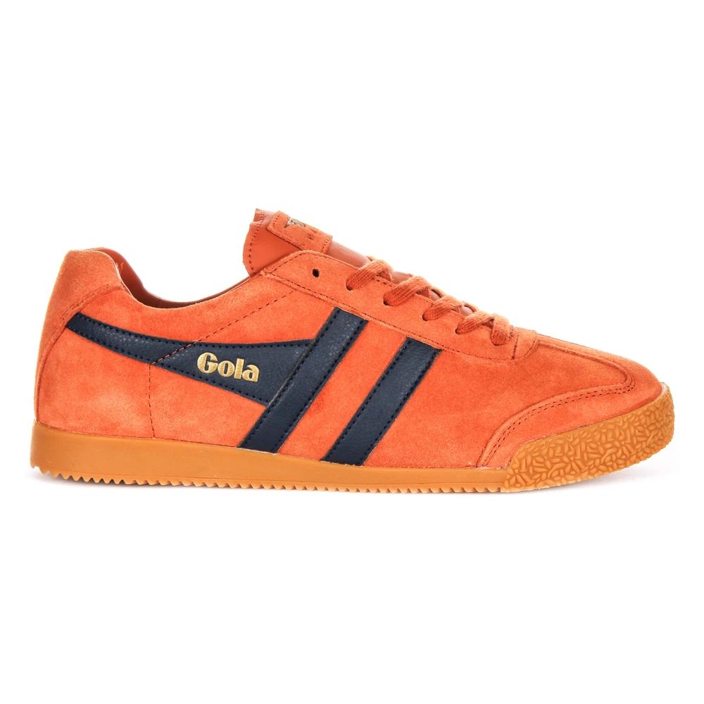 Gola Men's Orange Sneakers,, Harrier Trainers For Size 8 Uk