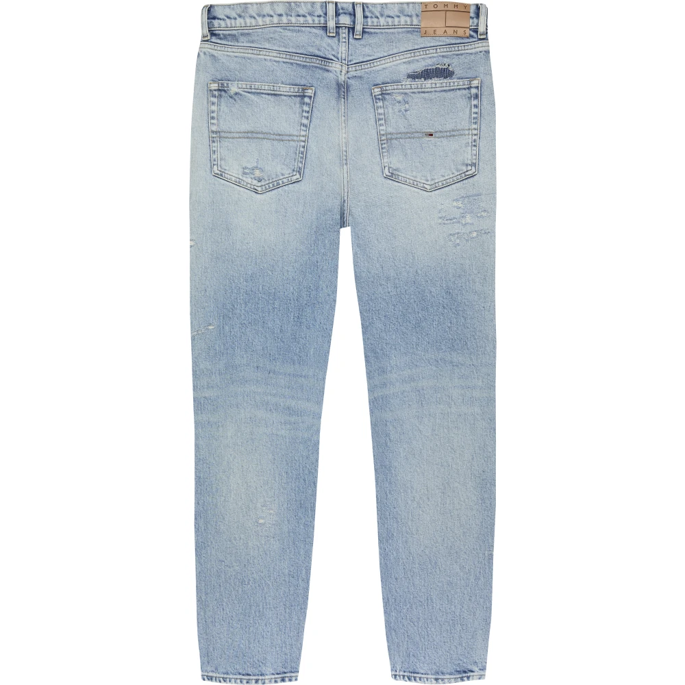 Tommy Jeans Blauwe Distressed Relaxed Fit Jeans Blue Heren