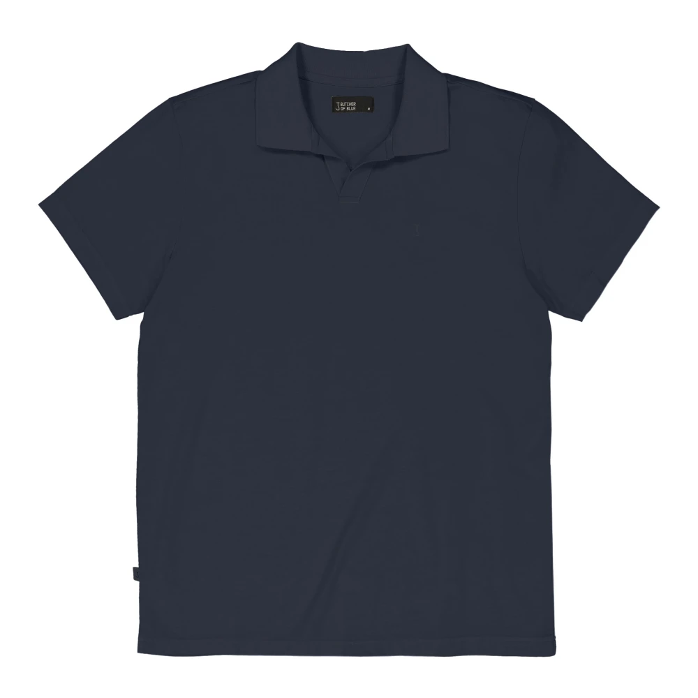 Butcher of Blue Alain Jersey Polo Donkerblauw Blue Heren