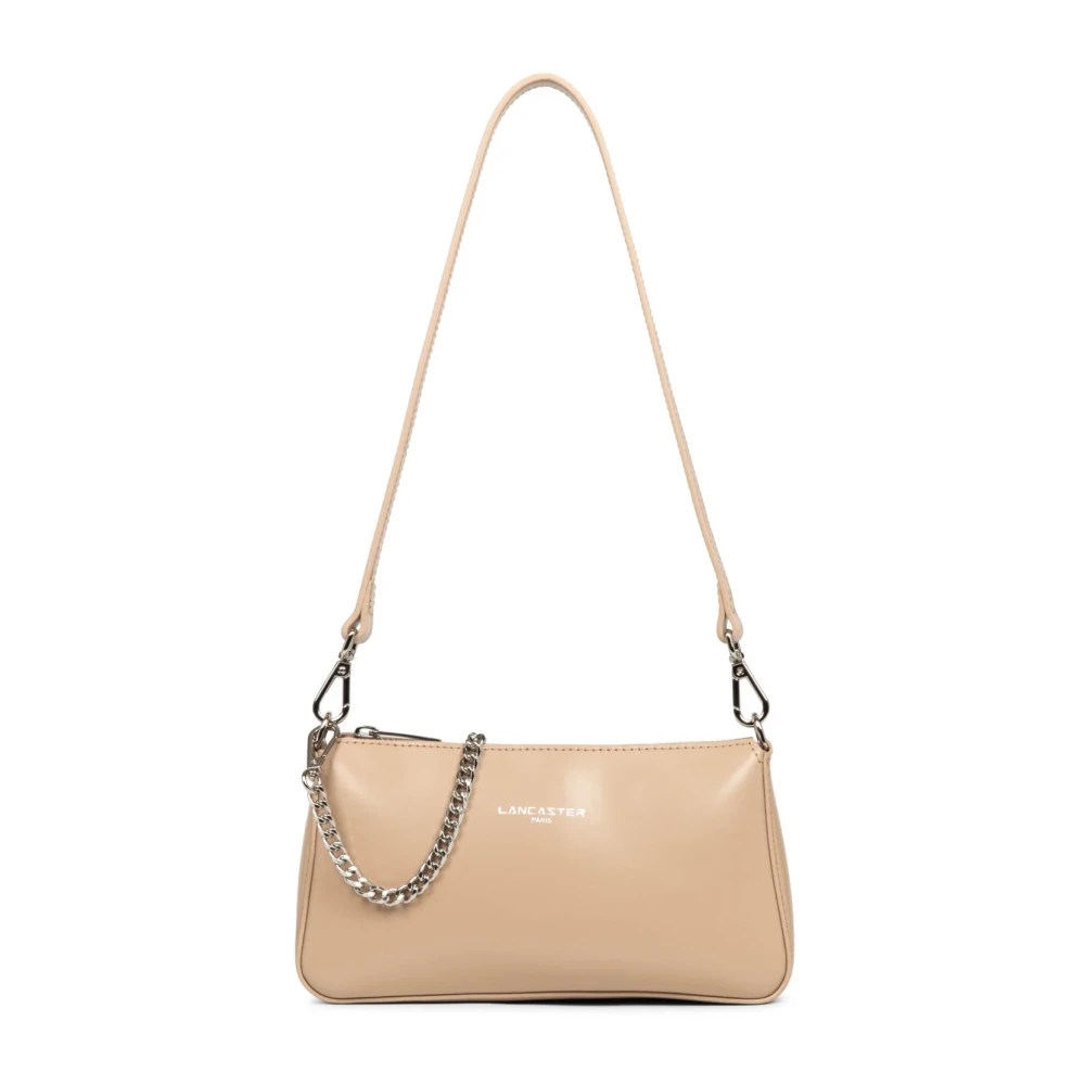 Lancaster Beige Suave Even Zippered Crossbody Bag - Female - Shoulder Bags - One Size - Bags