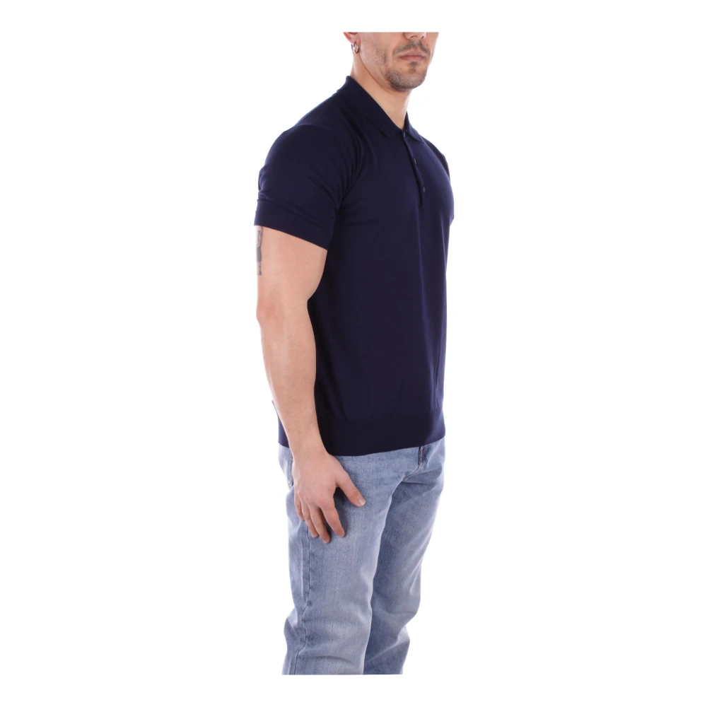 K-way Polo Shirts Blue Heren